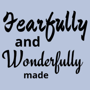 Fearfully and Wonderfully made - C-Force Mens Icon Tee Design