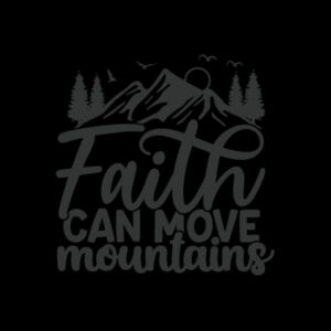 Faith can move mountains - Inner Coloured Mug Design