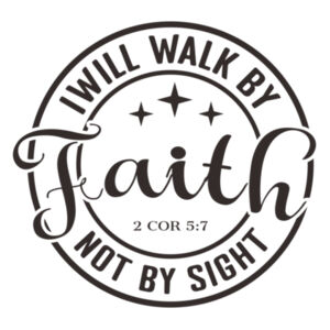 Walk by faith - AS Colour Mens Raglan Tee Design