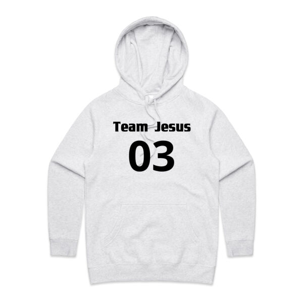 Team Jesus  - AS Colour Womens Supply Hood Thumbnail
