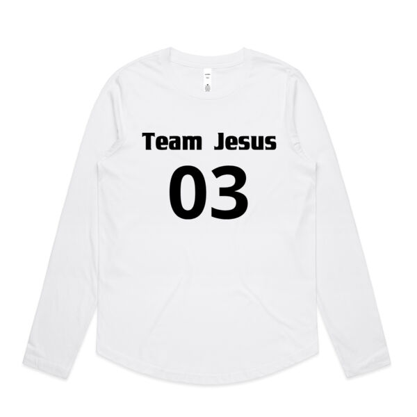 Team Jesus  - AS Colour Womens Curve Longsleeve Tee Thumbnail