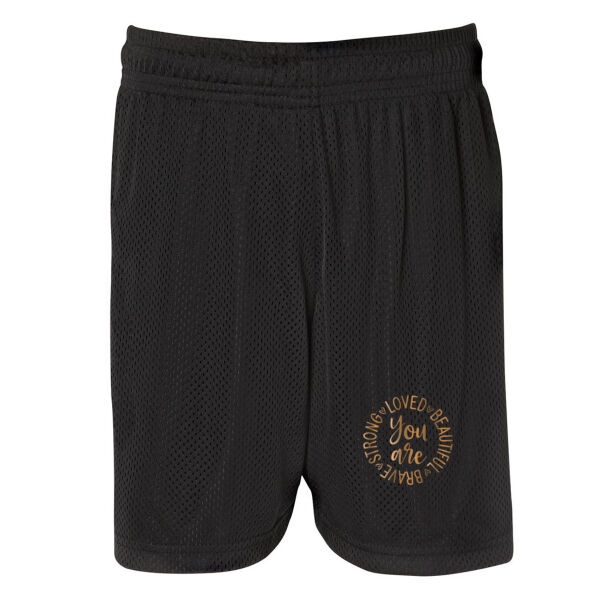 You Are - Kids Podium Basketball Shorts Thumbnail