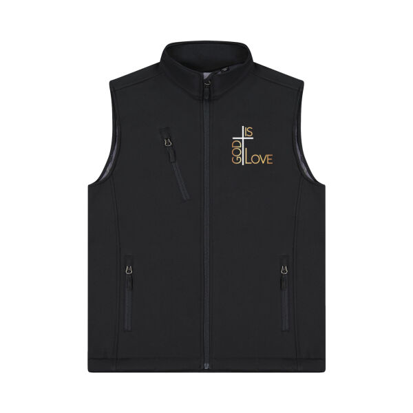 God is Love - Cloke Womens PRO2 Softshell Vest Thumbnail